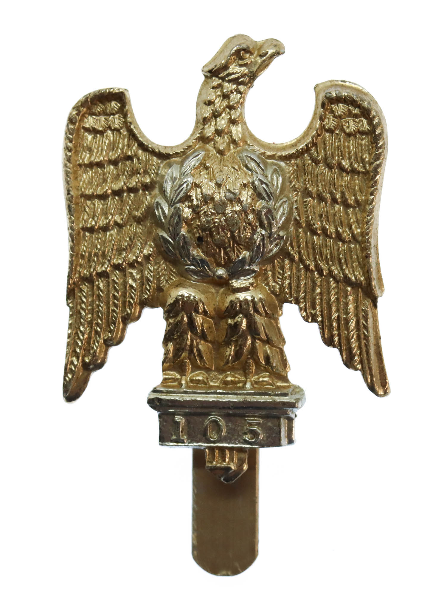 1st Royal Dragoons Anodised (Staybrite) Cap Badge