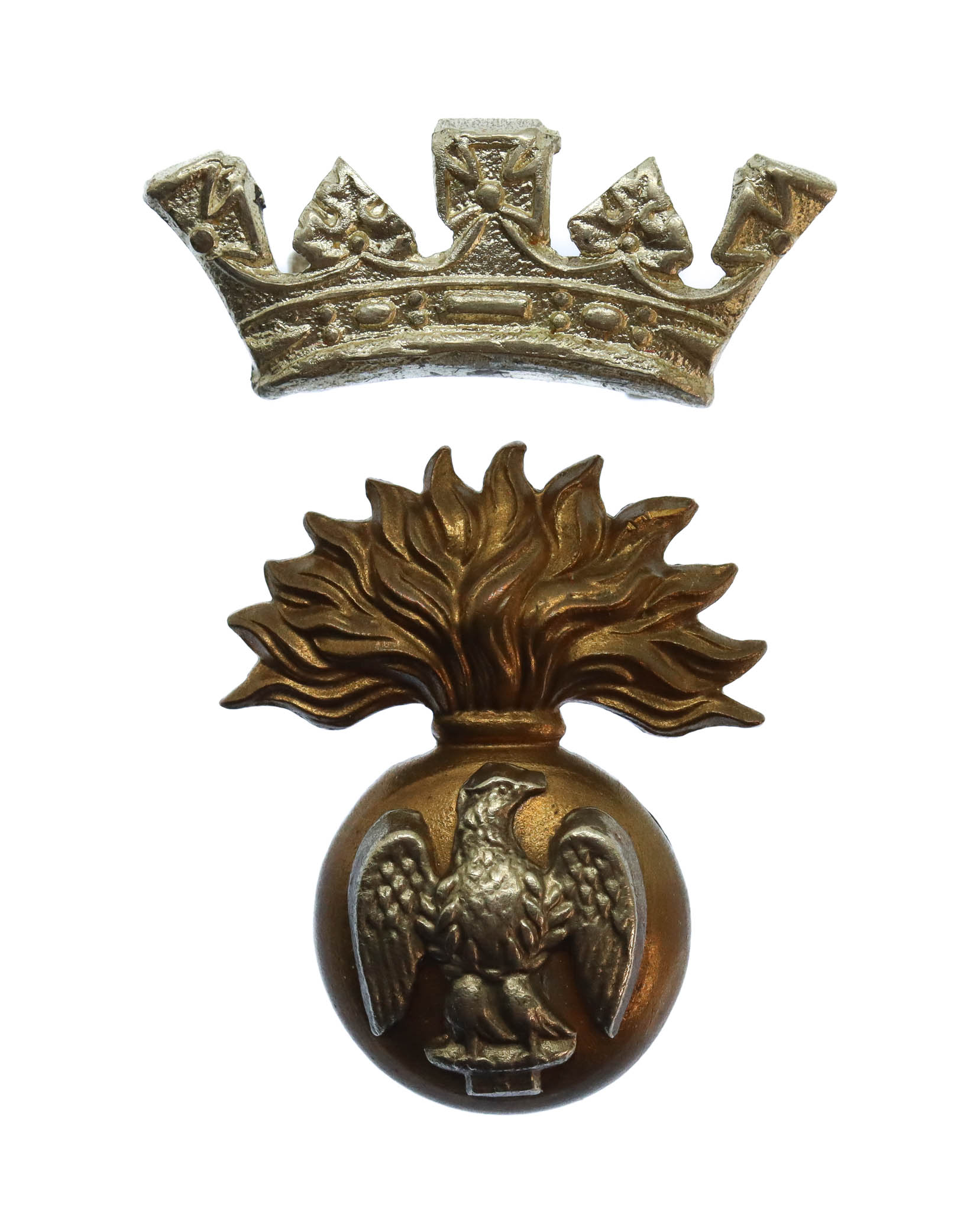 Victorian Royal Irish Fusiliers Officer's Cap Badge