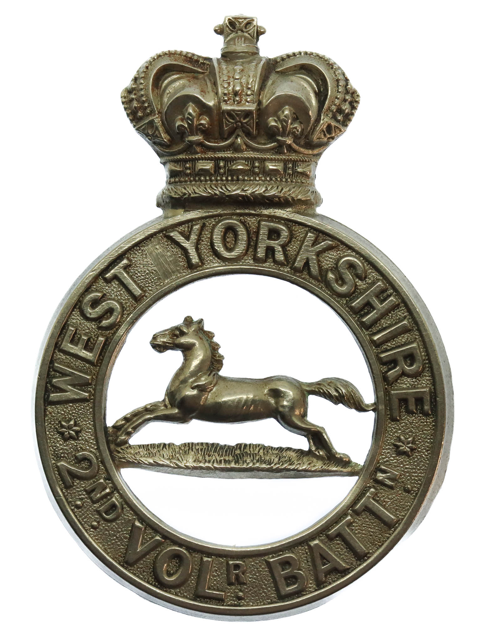 Victorian 2nd Volunteer Bn. P.W.O. West Yorkshire Regiment Glengarry Badge