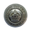 Canadian Vancouver Police Force Chrome Button - King's Crown (23mm)