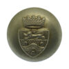 Maidstone Borough Police White Metal Coat of Arms Button (24mm)