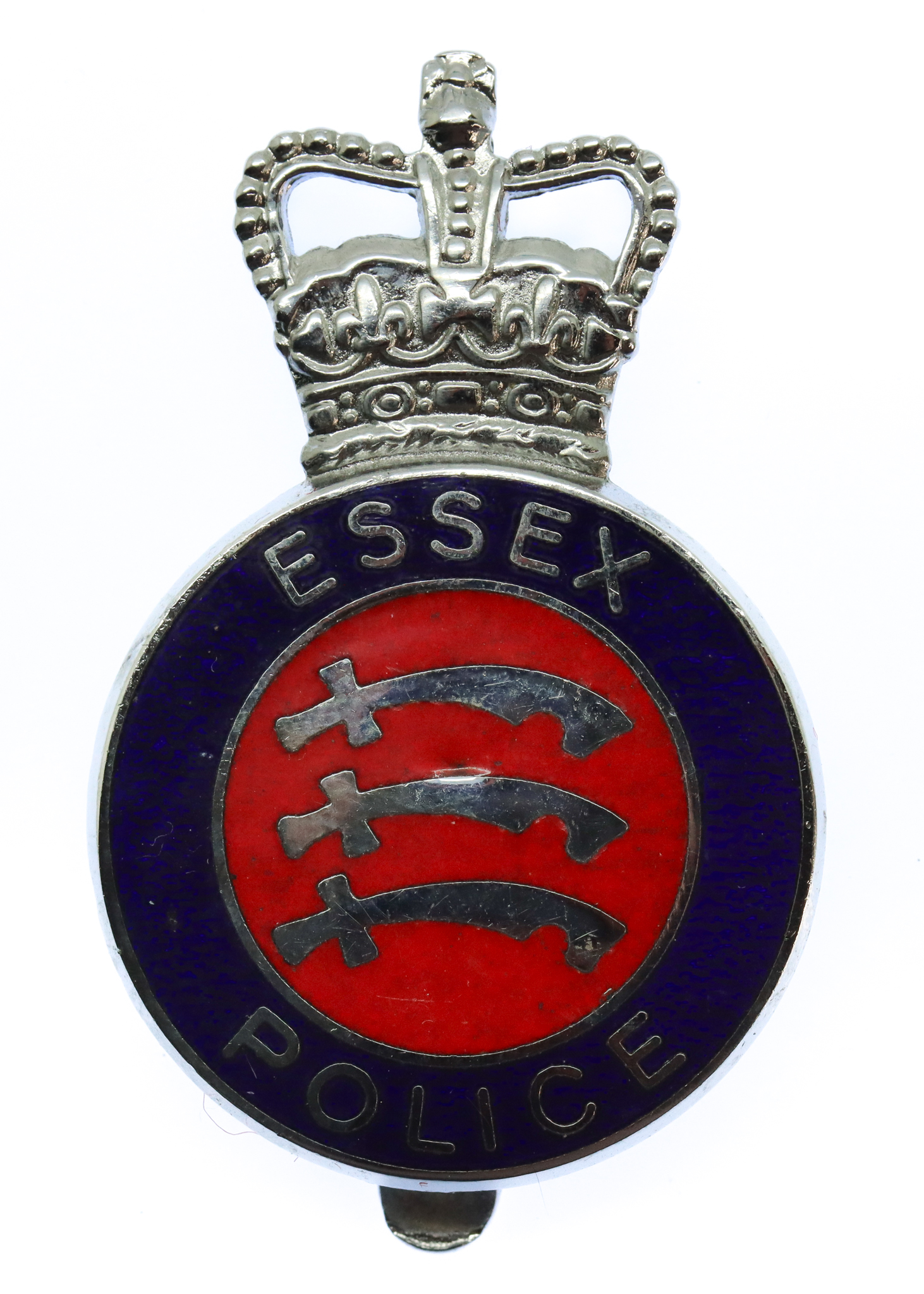Essex Police Enamelled Cap Badge - Queen's Crown