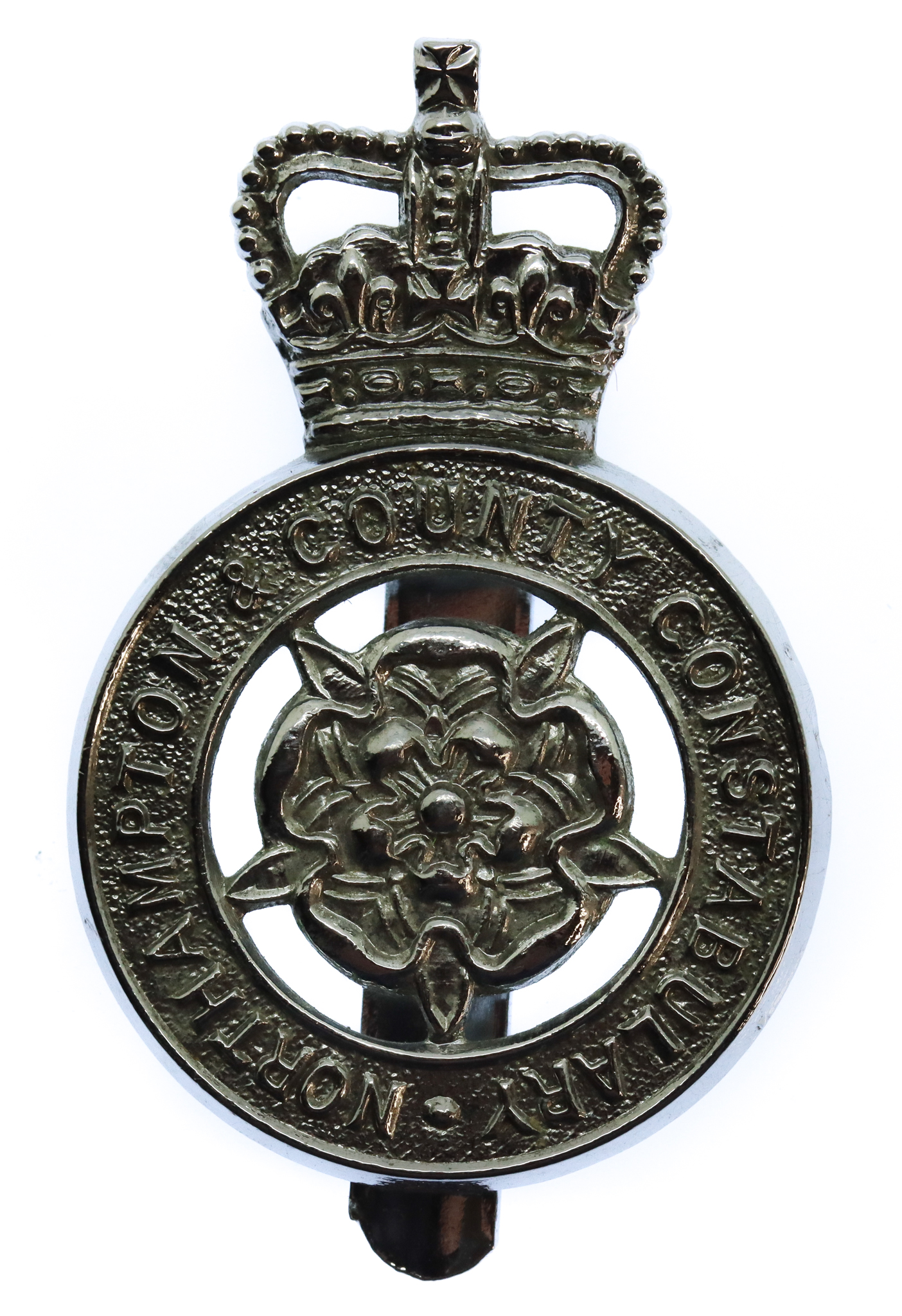 Northampton & County Constabulary Cap Badge - Queen's Crown