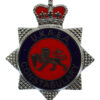 United Kingdom Atomic Energy Authority (U.K.A.E.A.) Constabulary Enamelled Cap Badge - Queen's Crown