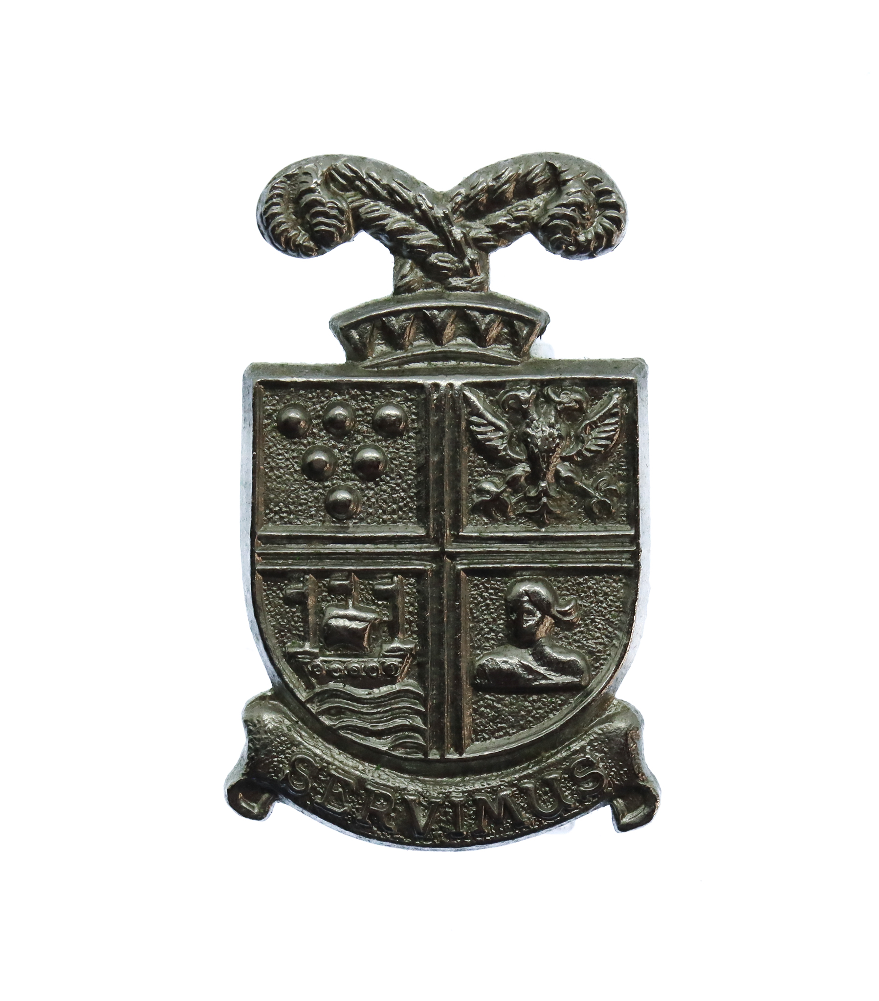 Falmouth Docks Police Collar Badge