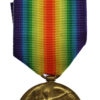 WW1 Victory Medal - Captain G.E. Milner, 6th Bn. West Yorkshire Regiment - Wounded 2/7/16