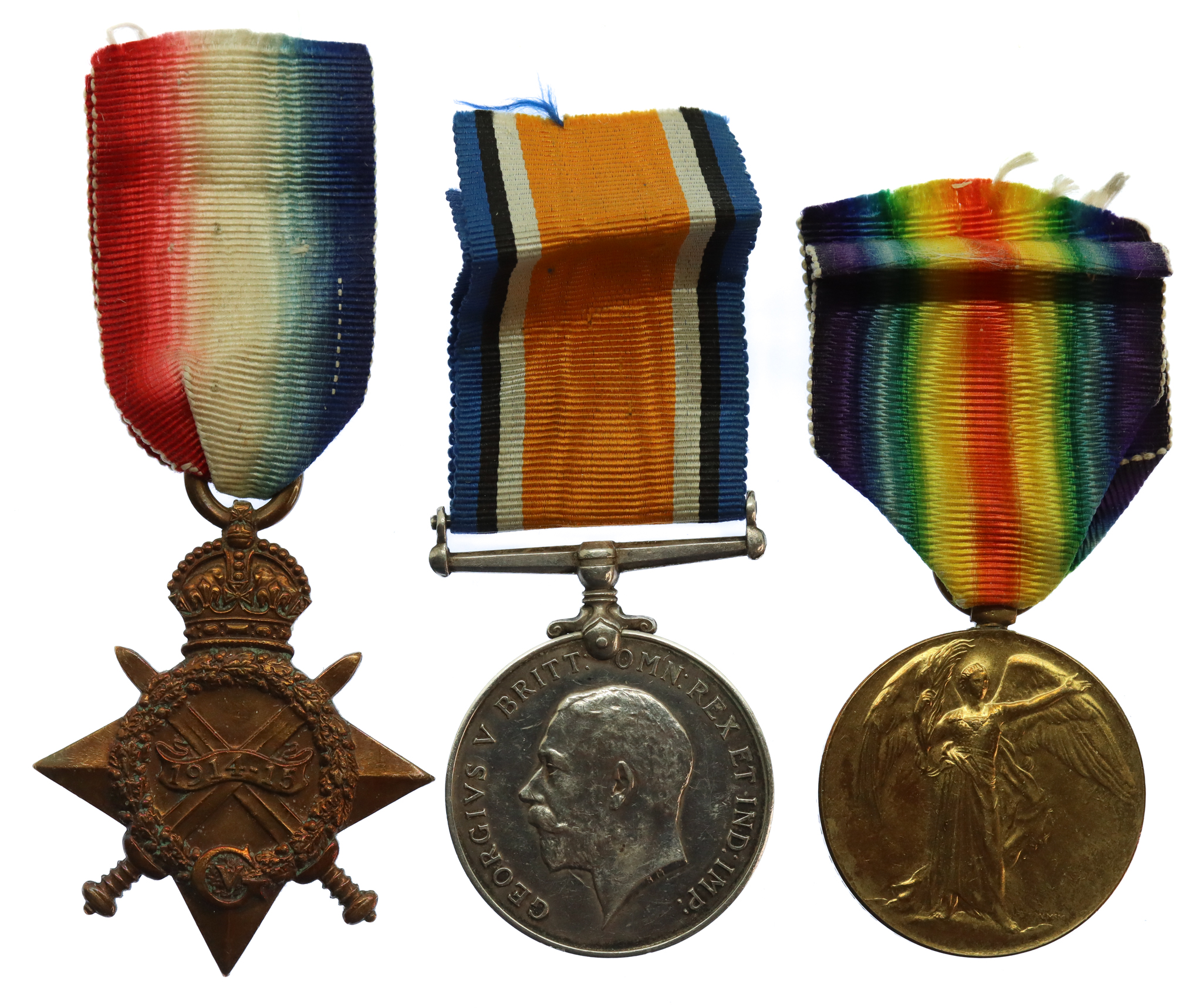 WW1 1914-15 Star Medal Trio - Pte. W.B. Duncan, Army Service Corps