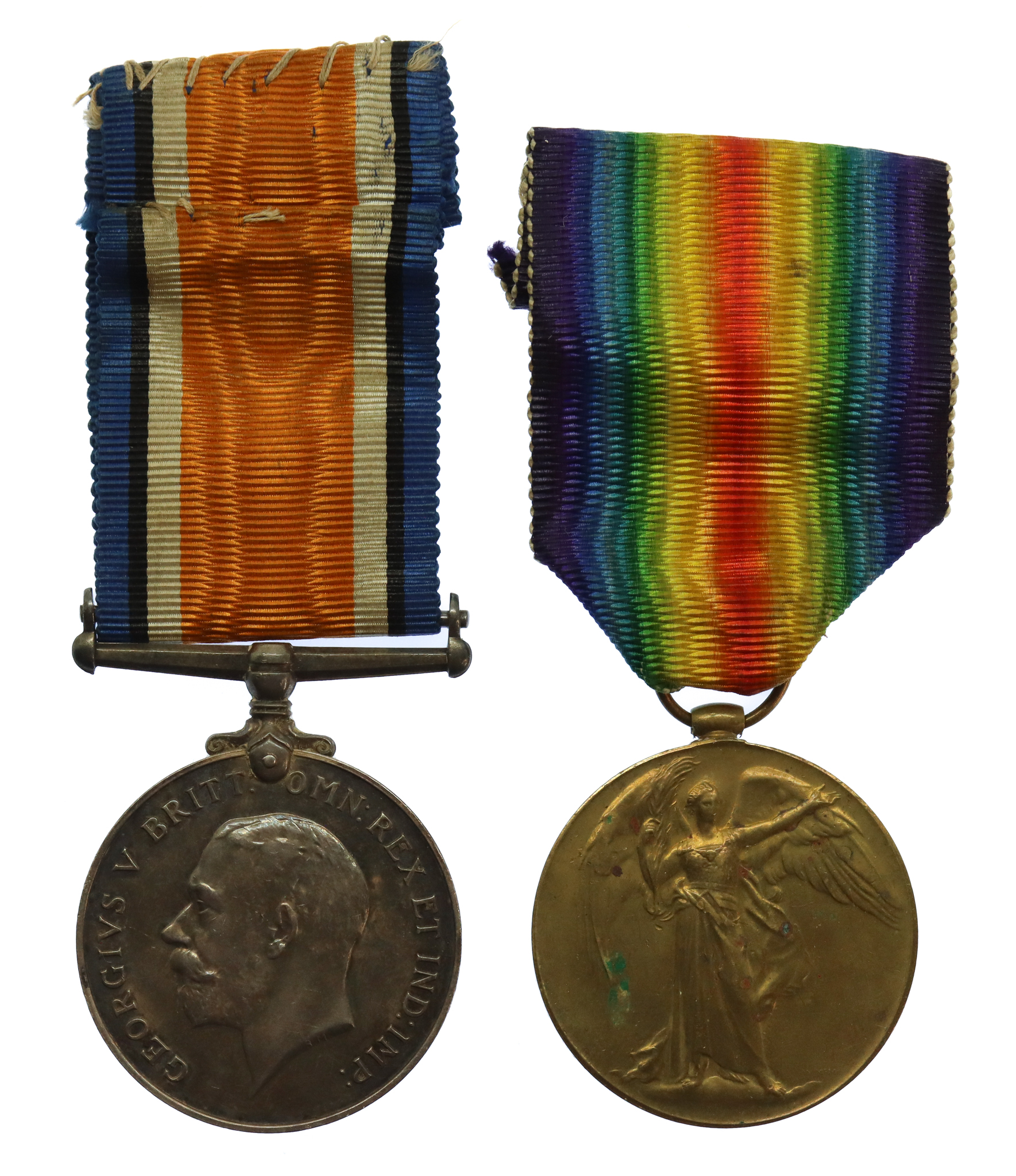 WW1 British War & Victory Medal Pair - Gnr. H.L. Hudson, Royal Artillery