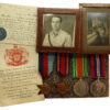 WW2 Burma Casualty Medal Group of Four - Lieut. R.S.S. Young, Special Force India Command, Royal Fusiliers, Attd. 3rd West African Infantry Brigade, R.W.A.F.F. 