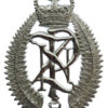 New Zealand Police Chrome Helmet Plate - Queen's Crown