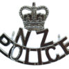 New Zealand Police (NZ/POLICE) Cap Badge - Queen's Crown