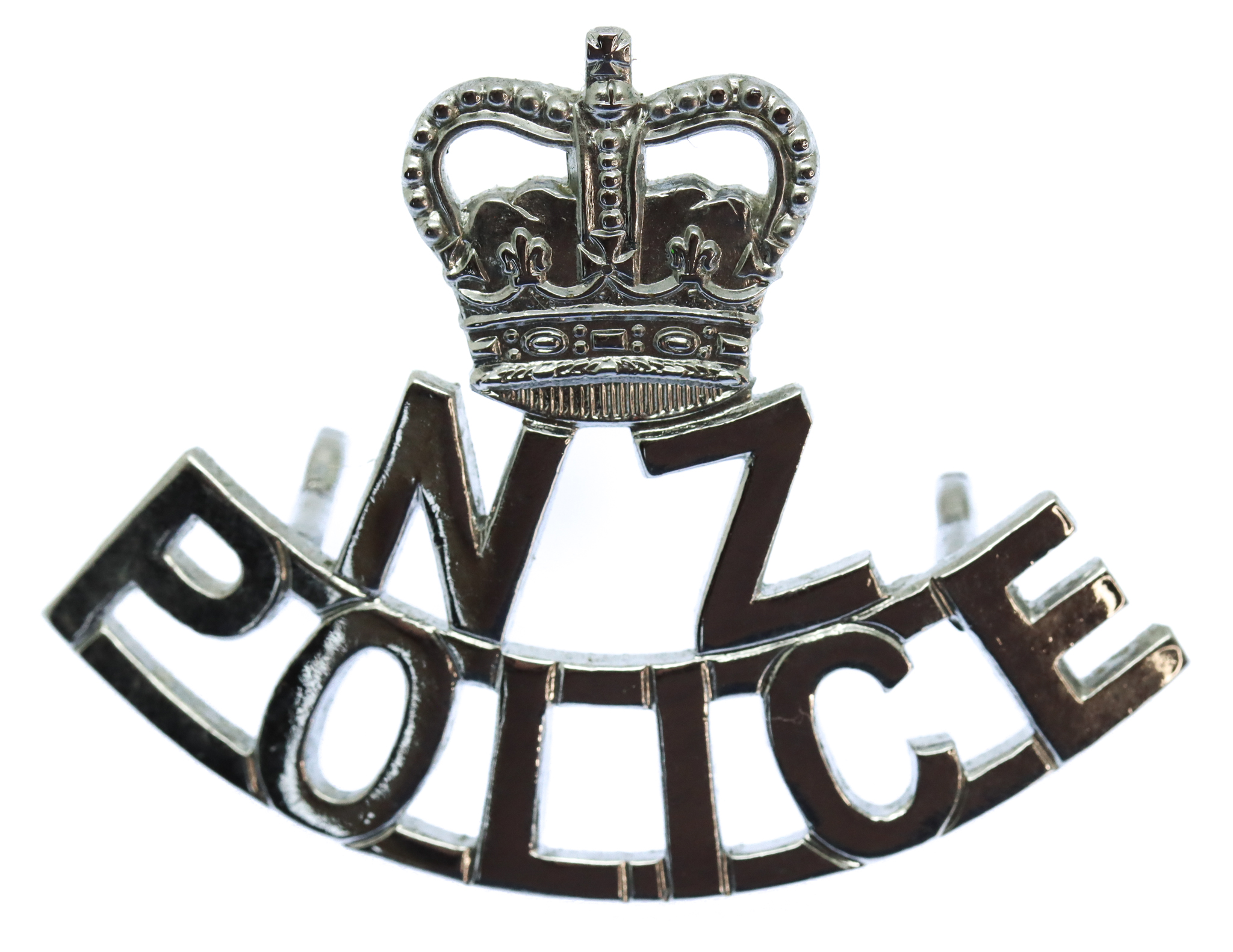 New Zealand Police (NZ/POLICE) Cap Badge - Queen's Crown