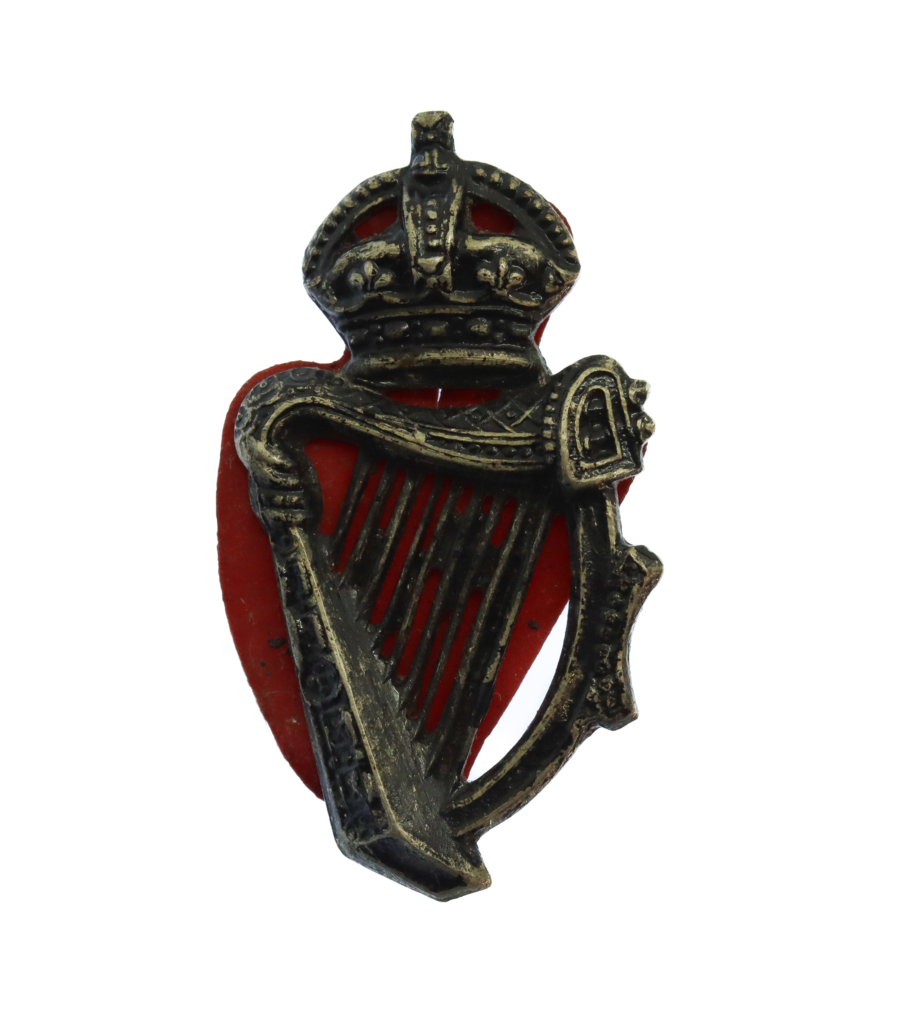 Royal Ulster Constabulary (R.U.C.) Collar Badge - King's Crown