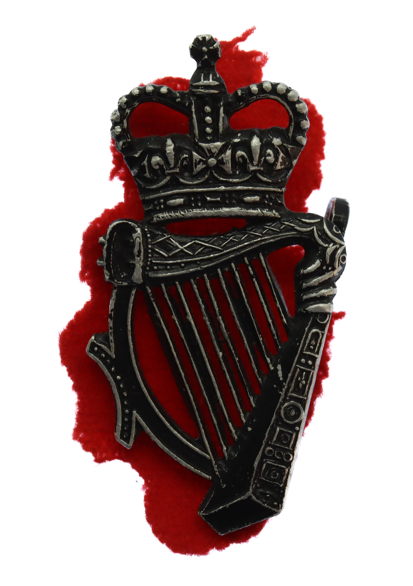 Royal Ulster Constabulary (R.U.C.) Anodised  Cap Badge - Queen's Crown