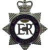 Metropolitan Special Constabulary Senior Officer's Enamelled Cap Badge - Queen's Crown