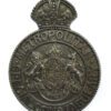 Metropolitan Special Constabulary Chrome Cap Badge - King's Crown