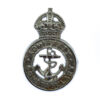 Admiralty Constabulary Chrome Collar Badge - King's Crown