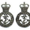 Pair of Admiralty Constabulary Collar Badges - Queen's Crown