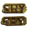 Pair of Sherwood Rangers Yeomanry (SRY) Shoulder Titles