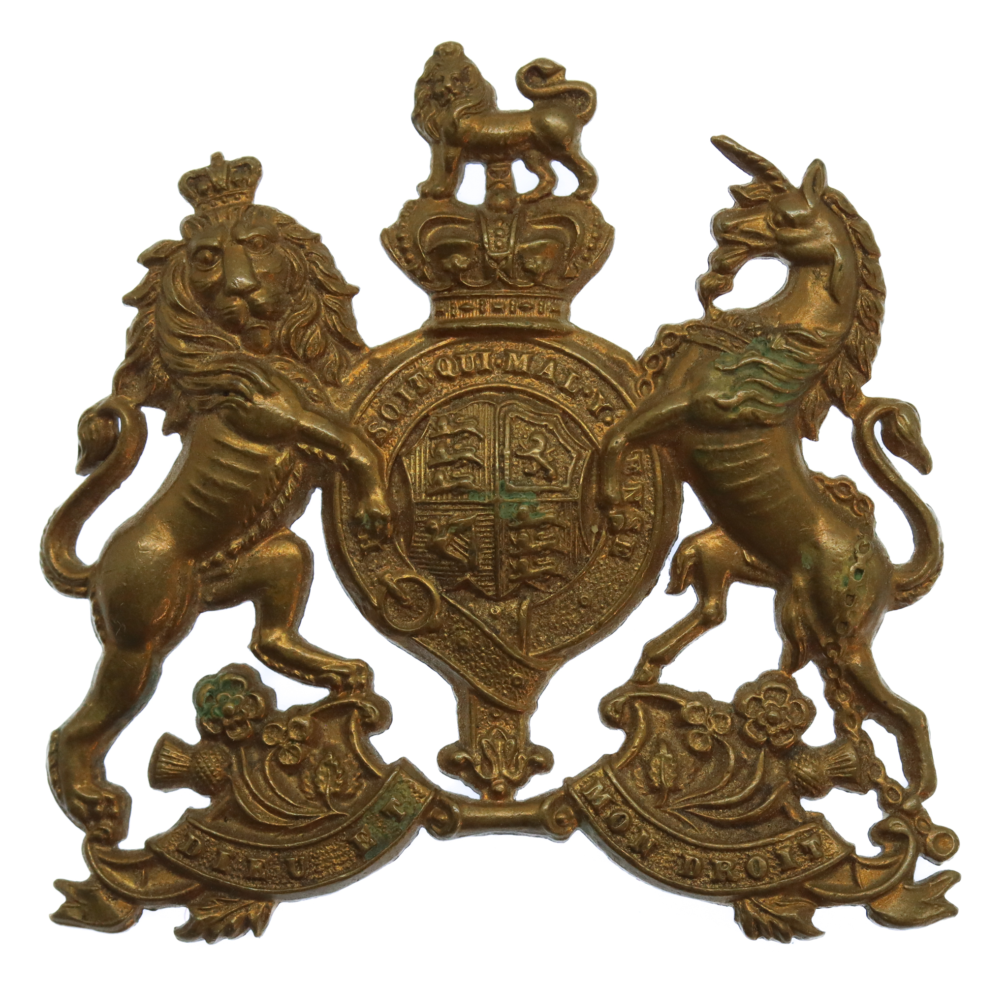 Victorian H.M.R.R. Royal Home Counties Reserve Regiment Cap Badge