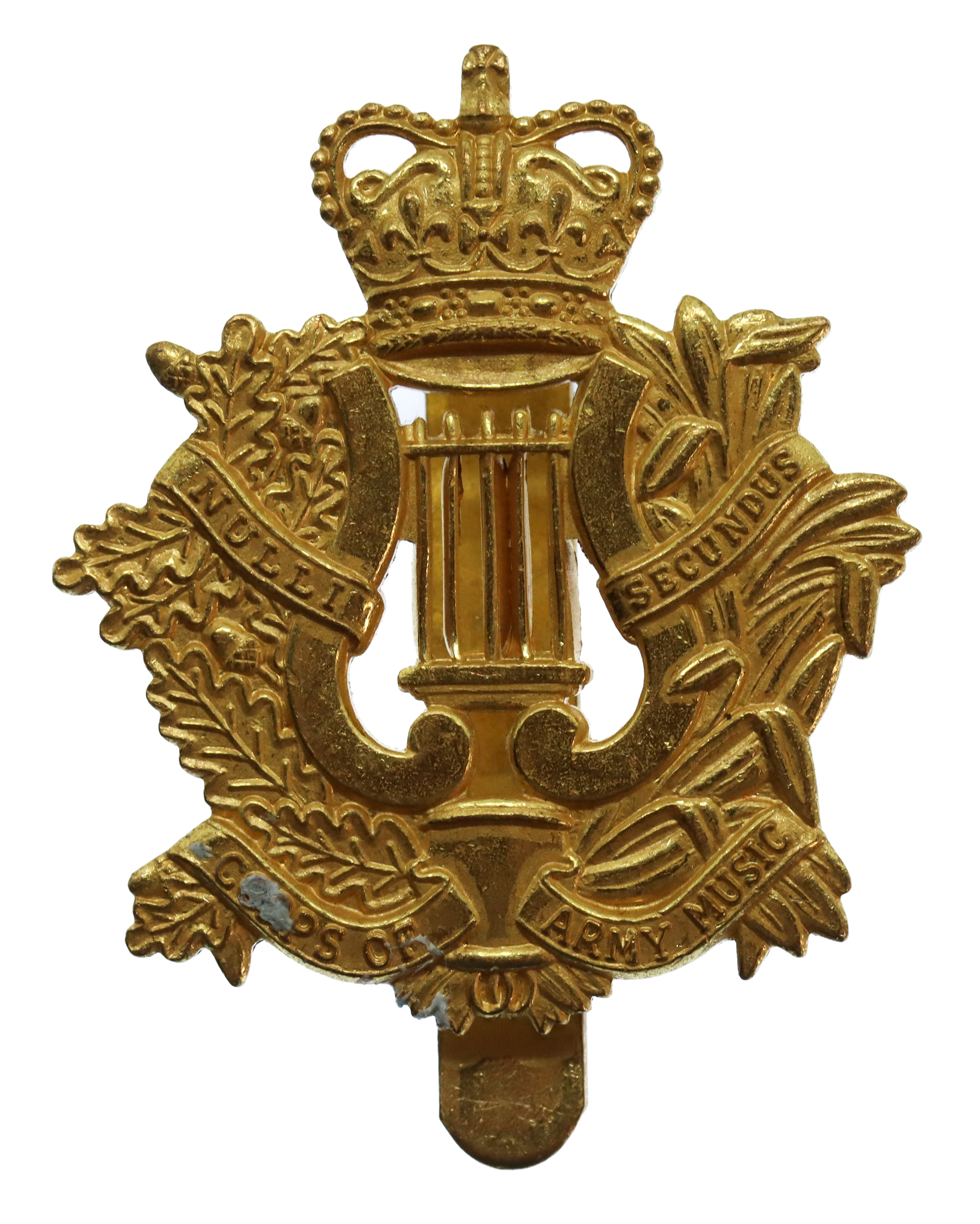 Corps of Army Music Cap Badge - Queen's Crown