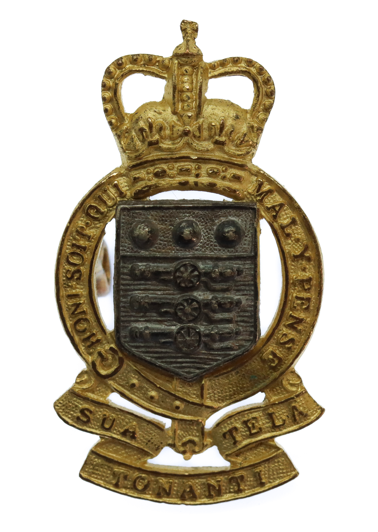 Royal Army Ordnance Corps (R.A.O.C.) Officer's Dress Cap Badge - Queen's Crown
