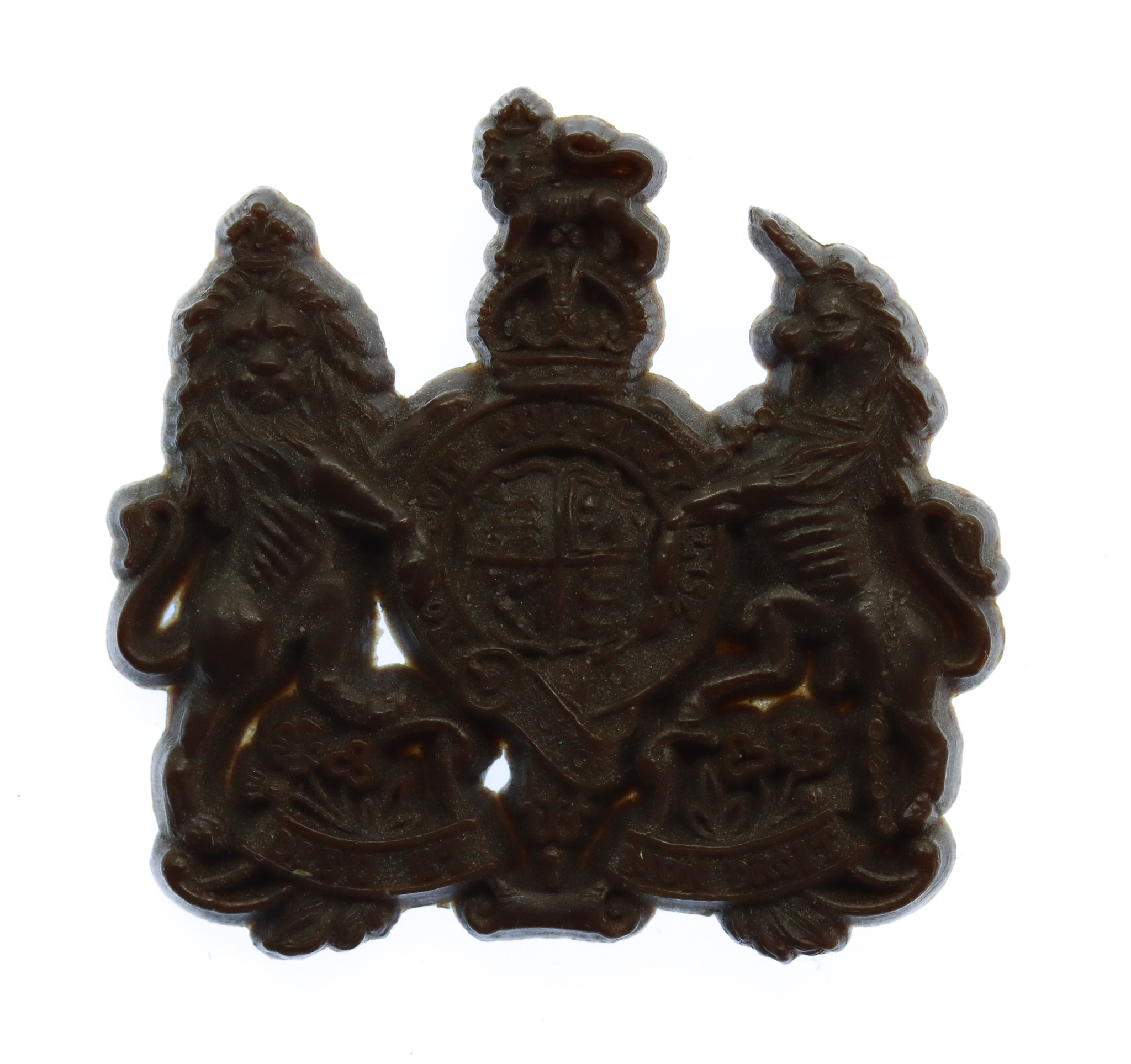 General Service Corps WW2 Plastic Economy Cap Badge 