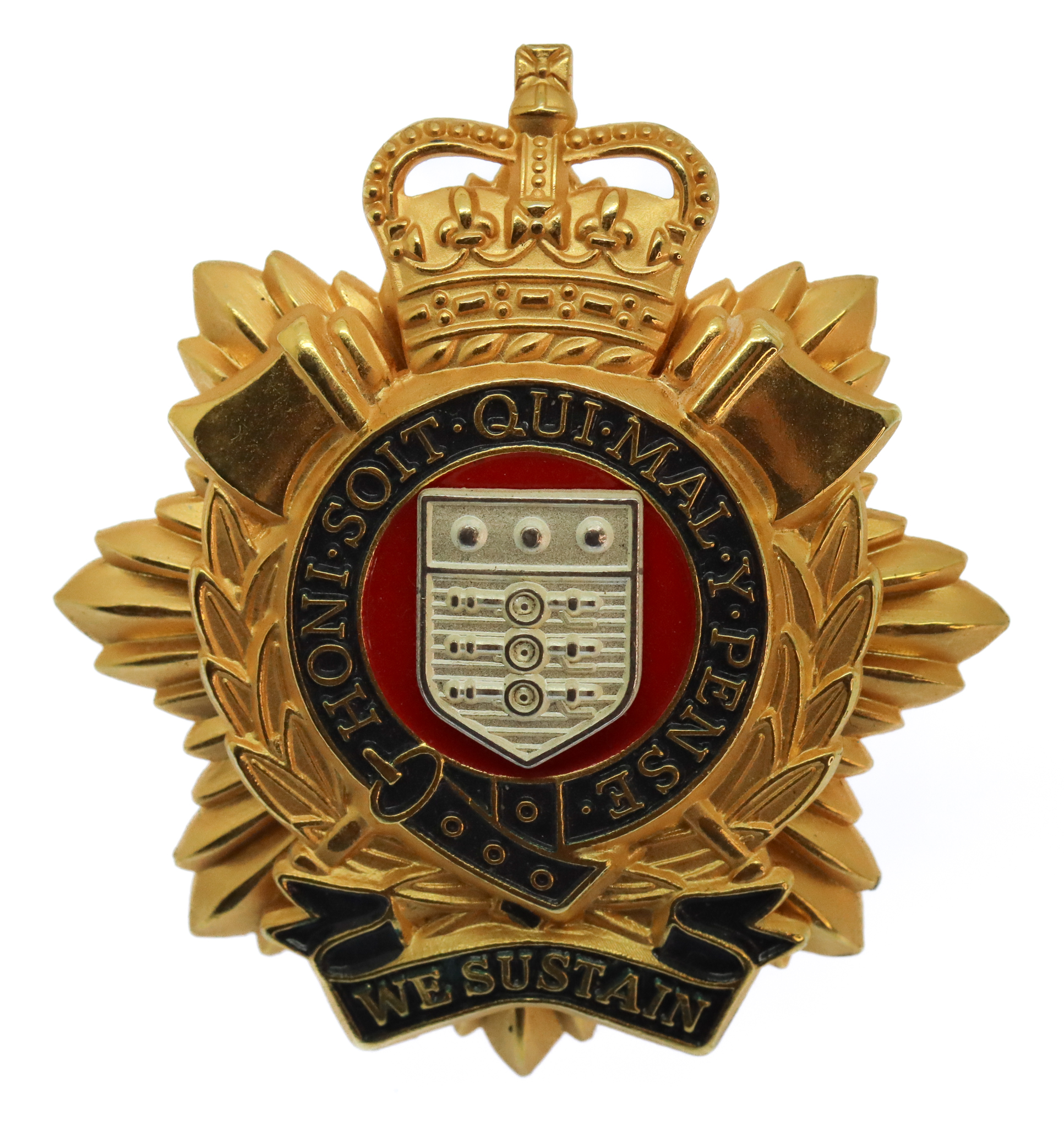 Royal Logistics Corps (R.L.C.) Officer's Cap Badge