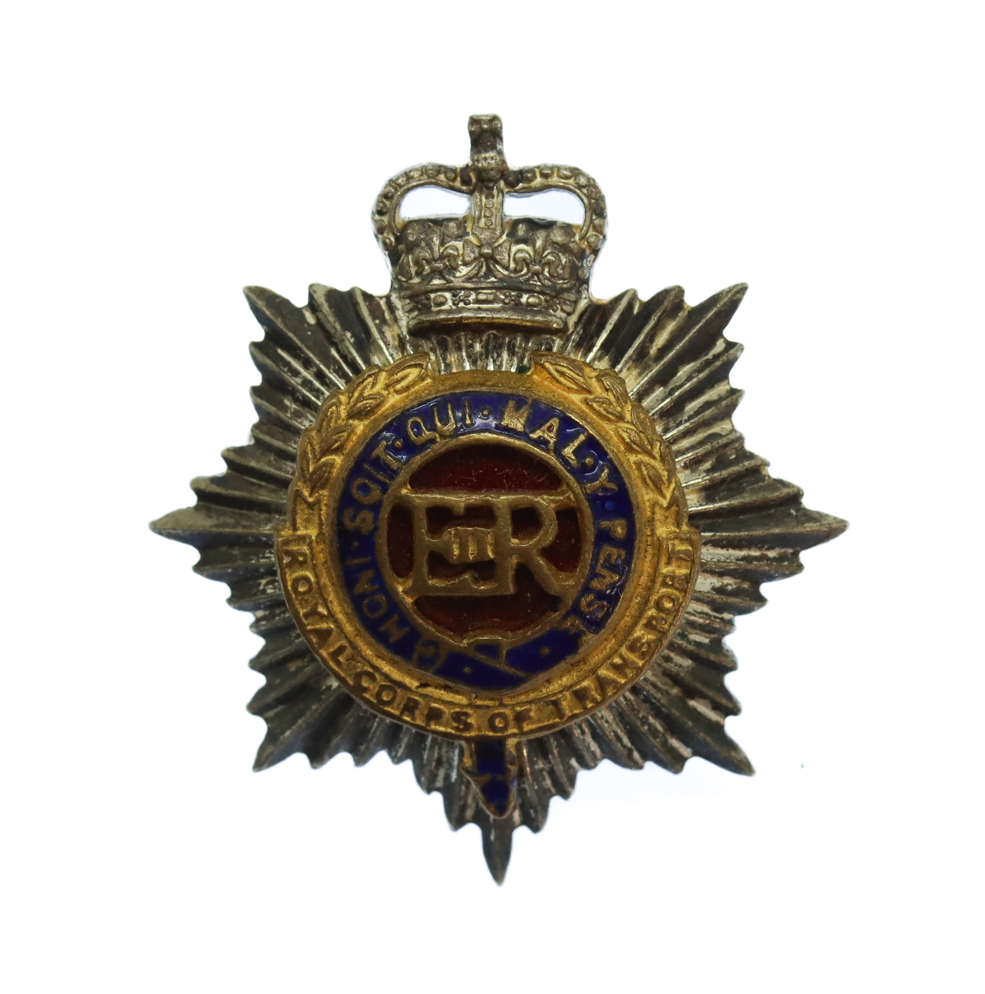 Royal Corps of Transport (R.C.T.) Officer's Collar Badge