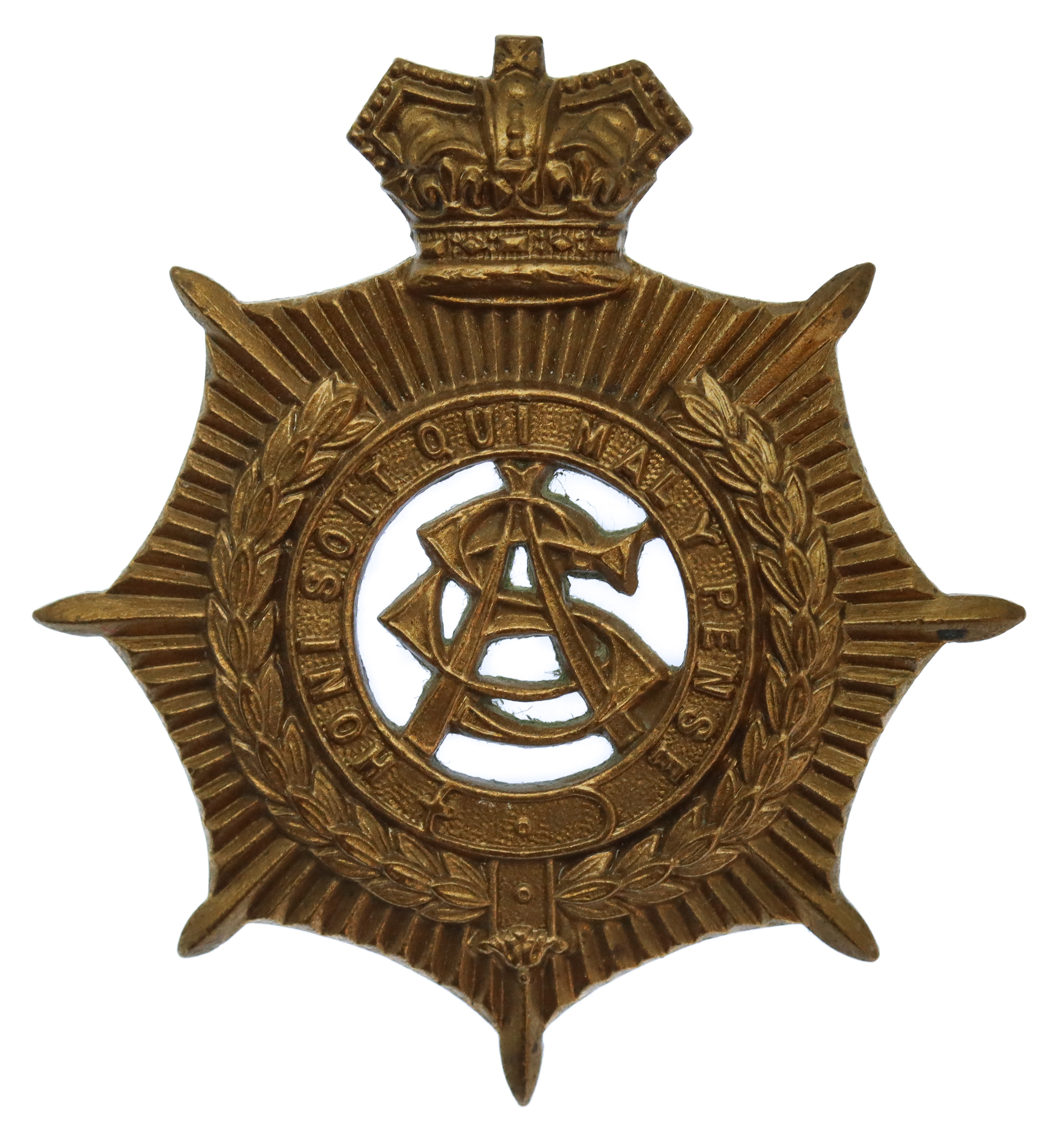 Victorian Army Service Corps (A.S.C.) Cap Badge 