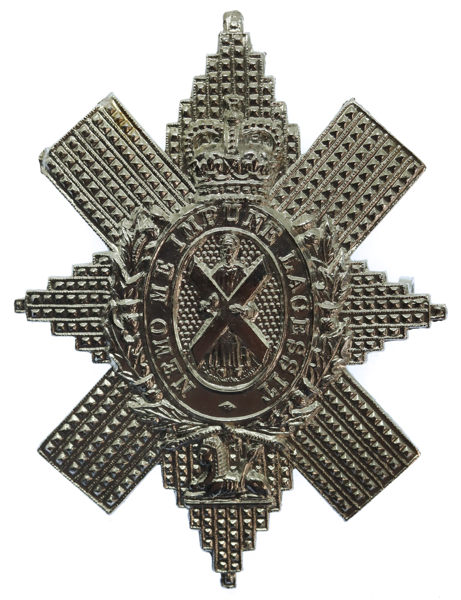 Black Watch (The Royal Highlanders) Anodised (Staybrite) Cap Badge