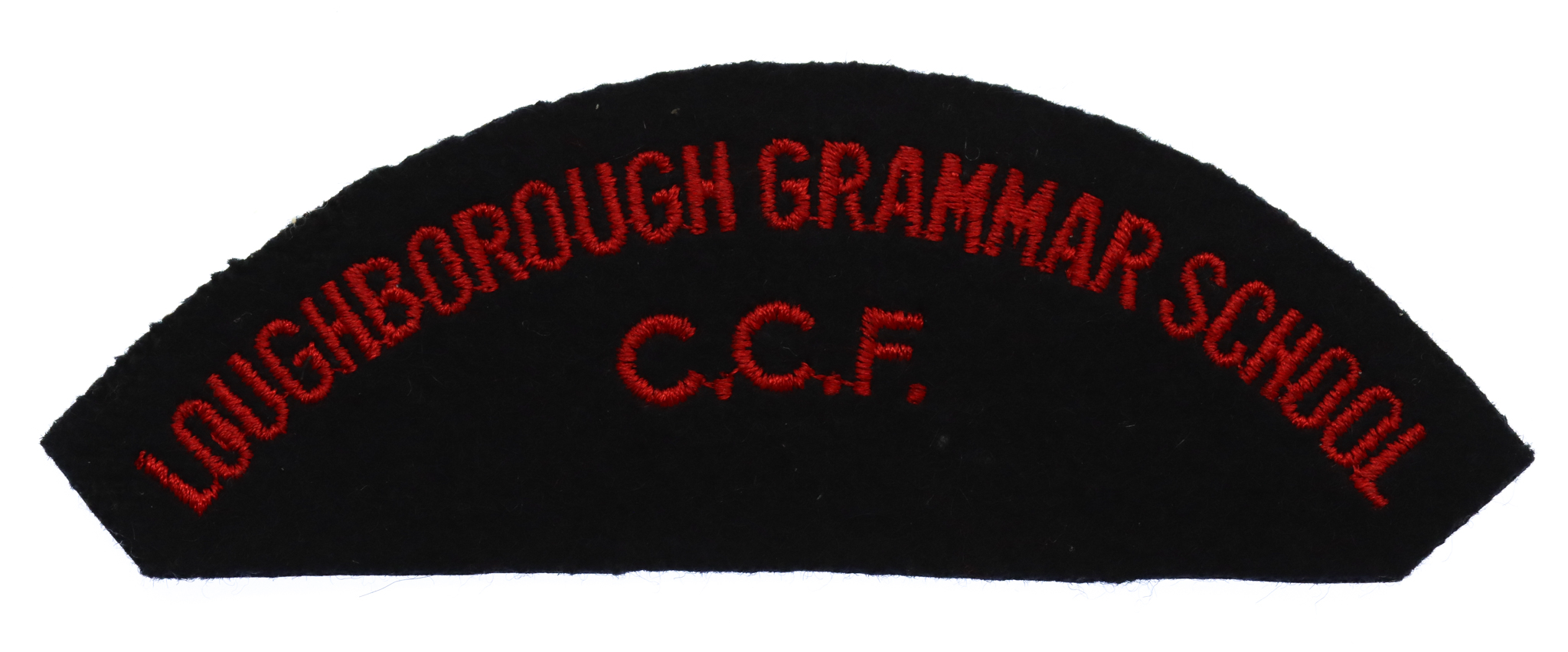 Loughborough Grammar School C.C.F. Cloth Shoulder Title