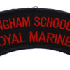 Uppingham School C.C.F. Royal Marines Cloth Shoulder Titles