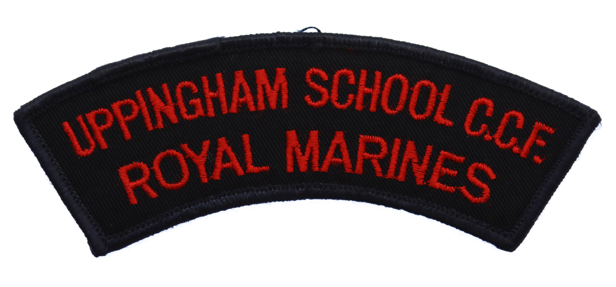 Uppingham School C.C.F. Royal Marines Cloth Shoulder Titles