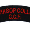 Worksop College C.C.F. Cloth Shoulder Title