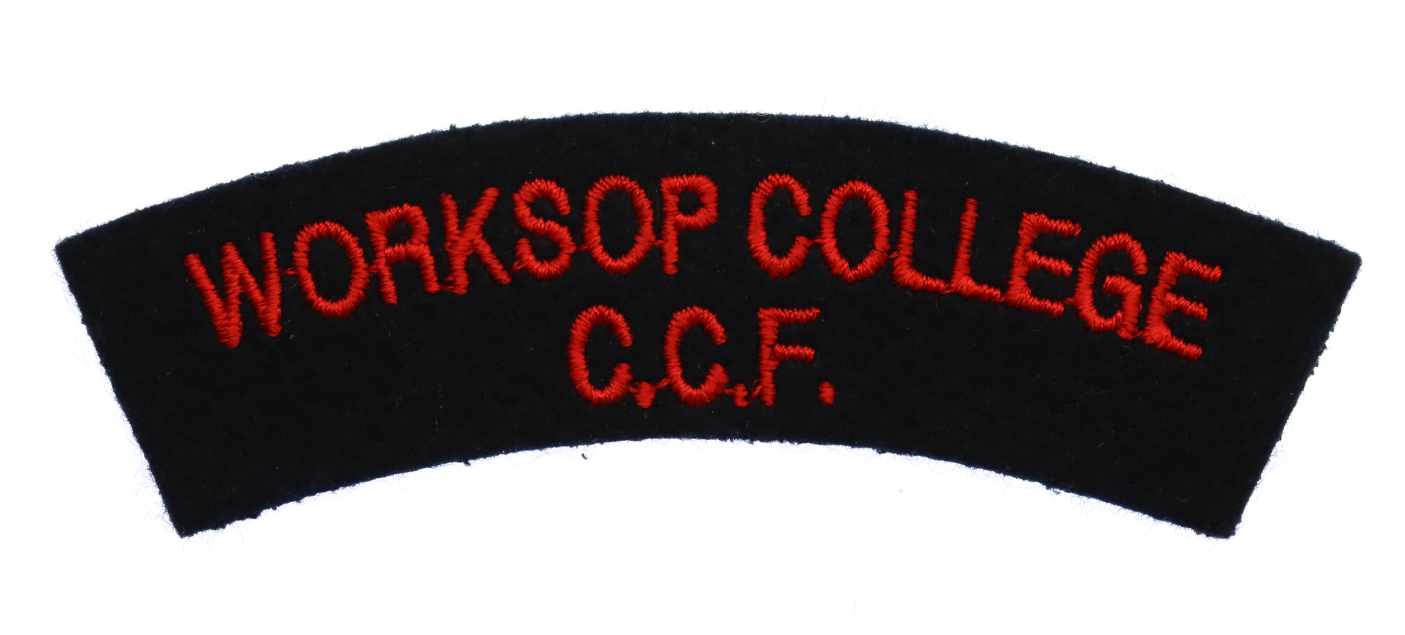 Worksop College C.C.F. Cloth Shoulder Title