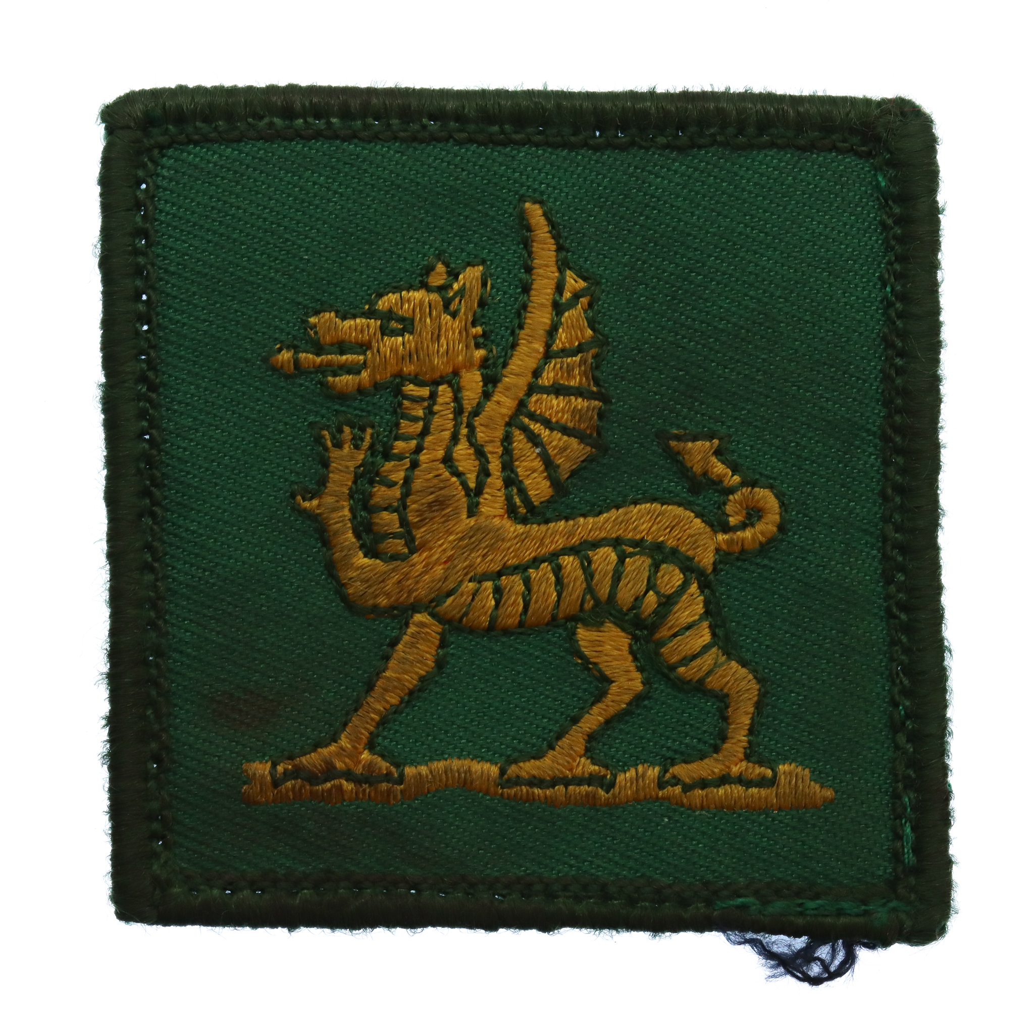 Monmouth School C.C.F. (Army Section) Cloth Beret Badge