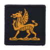 Monmouth School C.C.F. (Navy Section) Cloth Beret Badge
