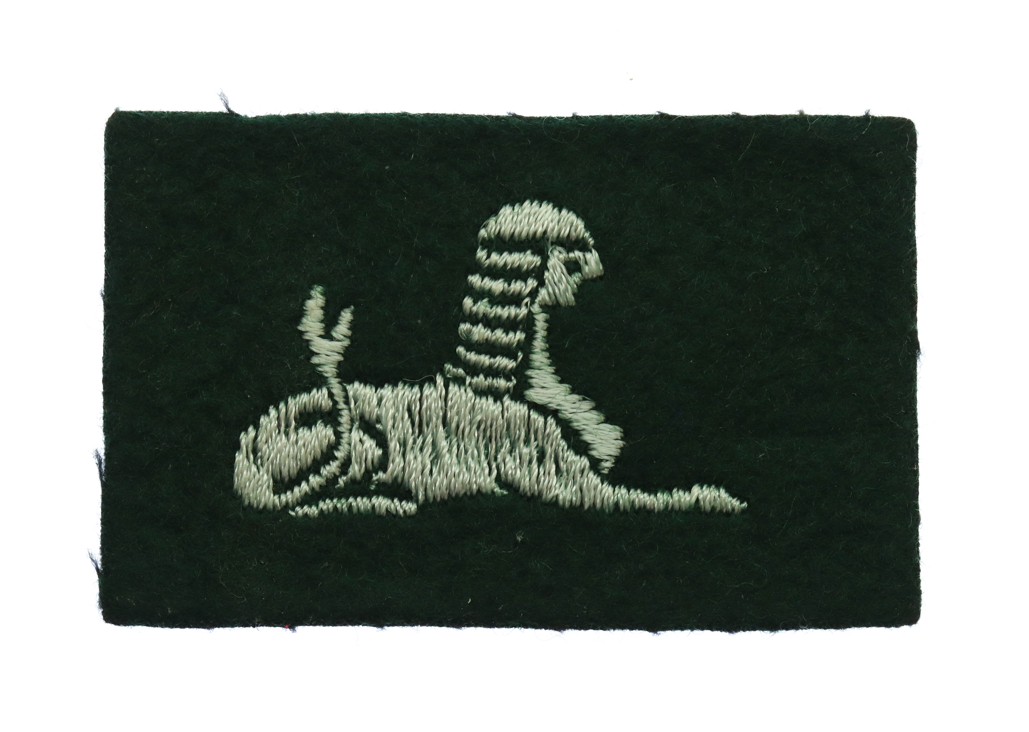 South Wales Borderers Brecknockshire A.C.F. Cloth Formation Sign