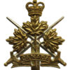Canadian Army General Service Corps Cap Badge - Queen's Crown
