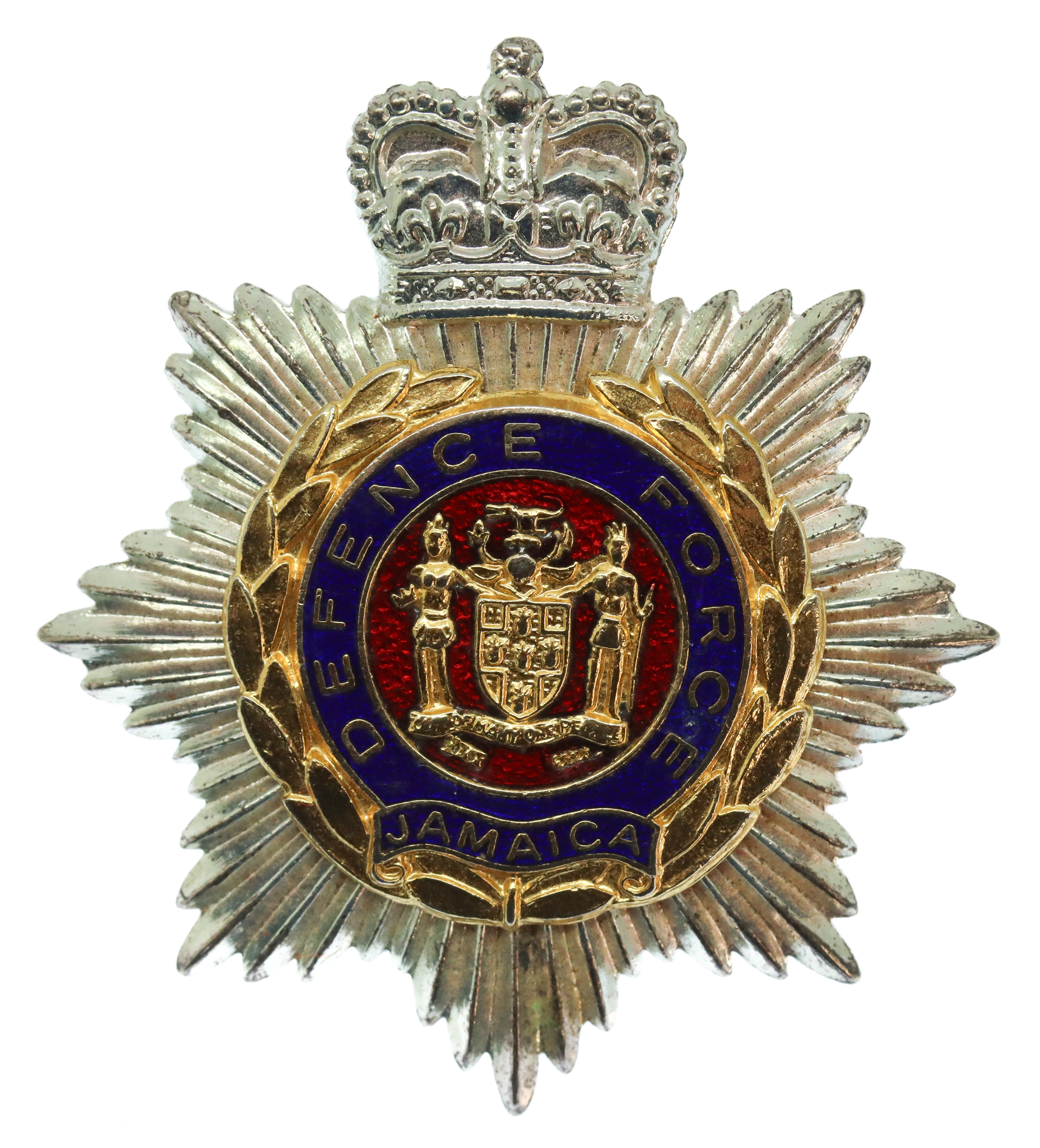 Jamaica Defence Force Enamelled Cap Badge (Post 1962)