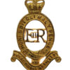 Royal Horse Artillery (R.H.A.) Officer's Gilt Cap Badge - Queen's Crown