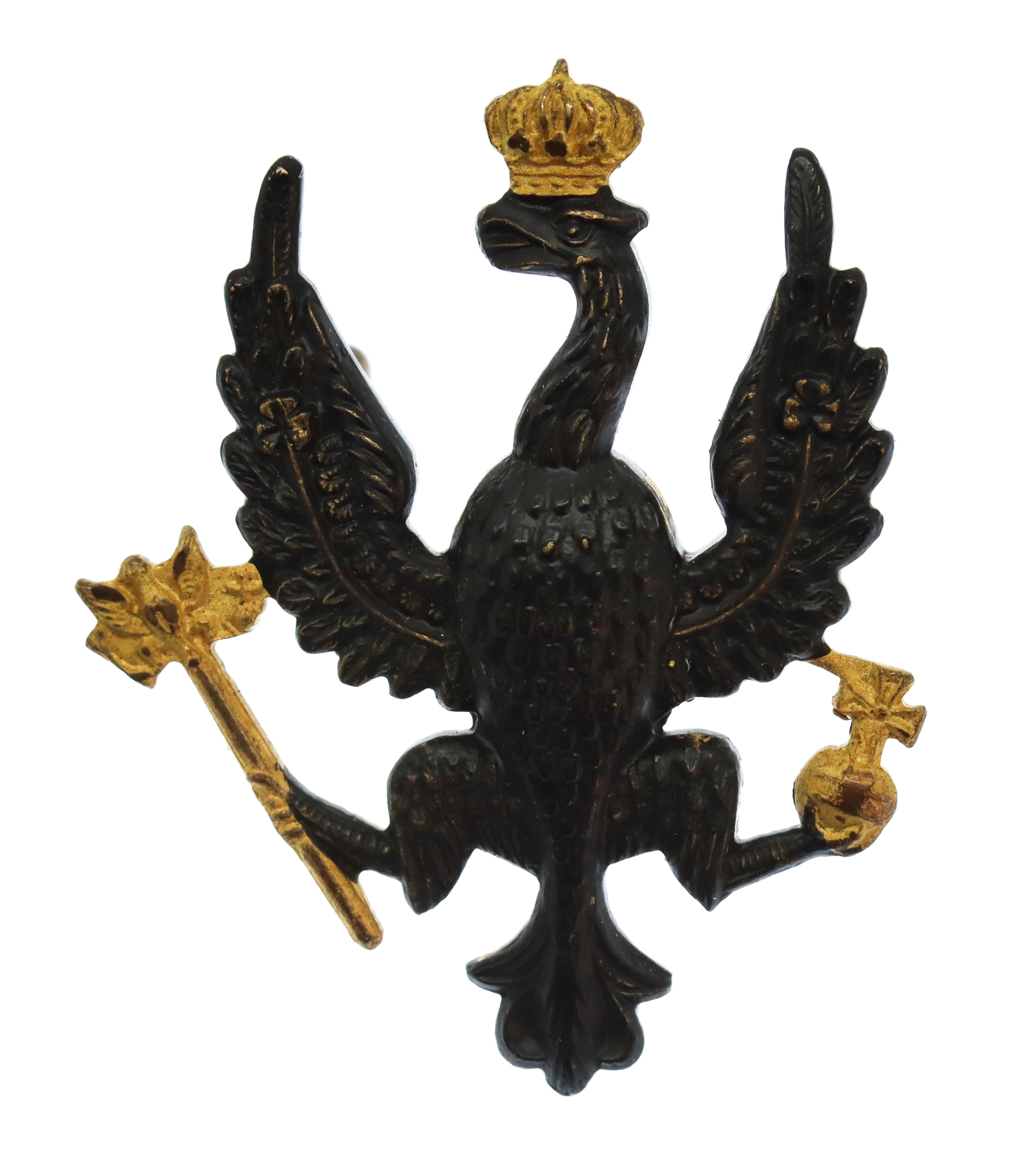 14th/20th King's Hussars Officer's Cap Badge
