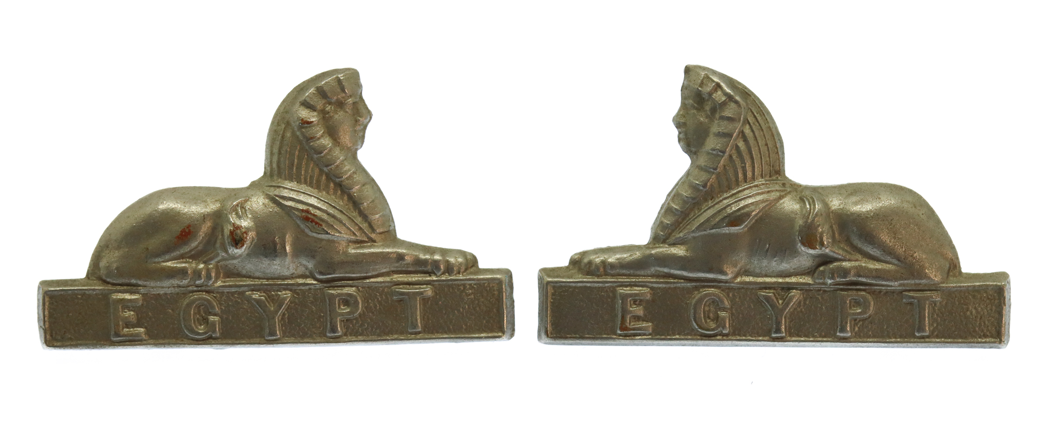 Pair of South Wales Borderers Collar Badges