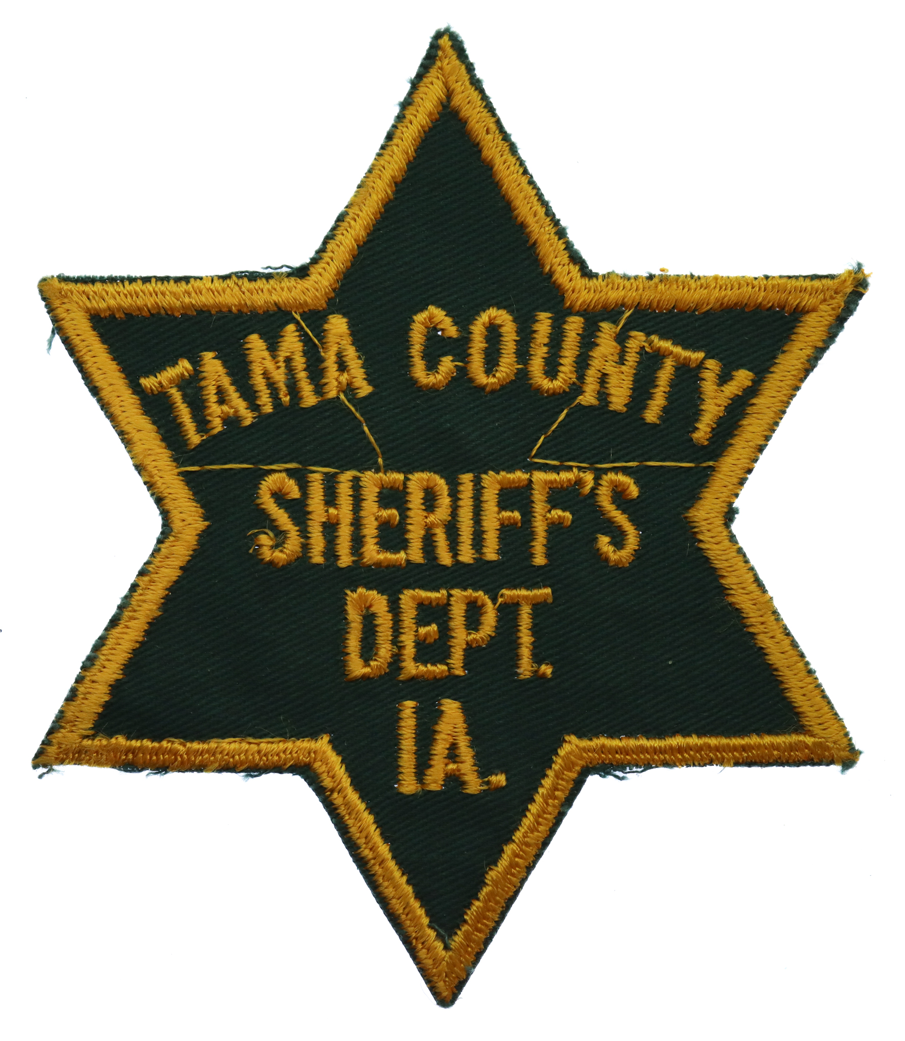 United States Tama County Sheriff's Dept. IA. Cloth Patch Badge