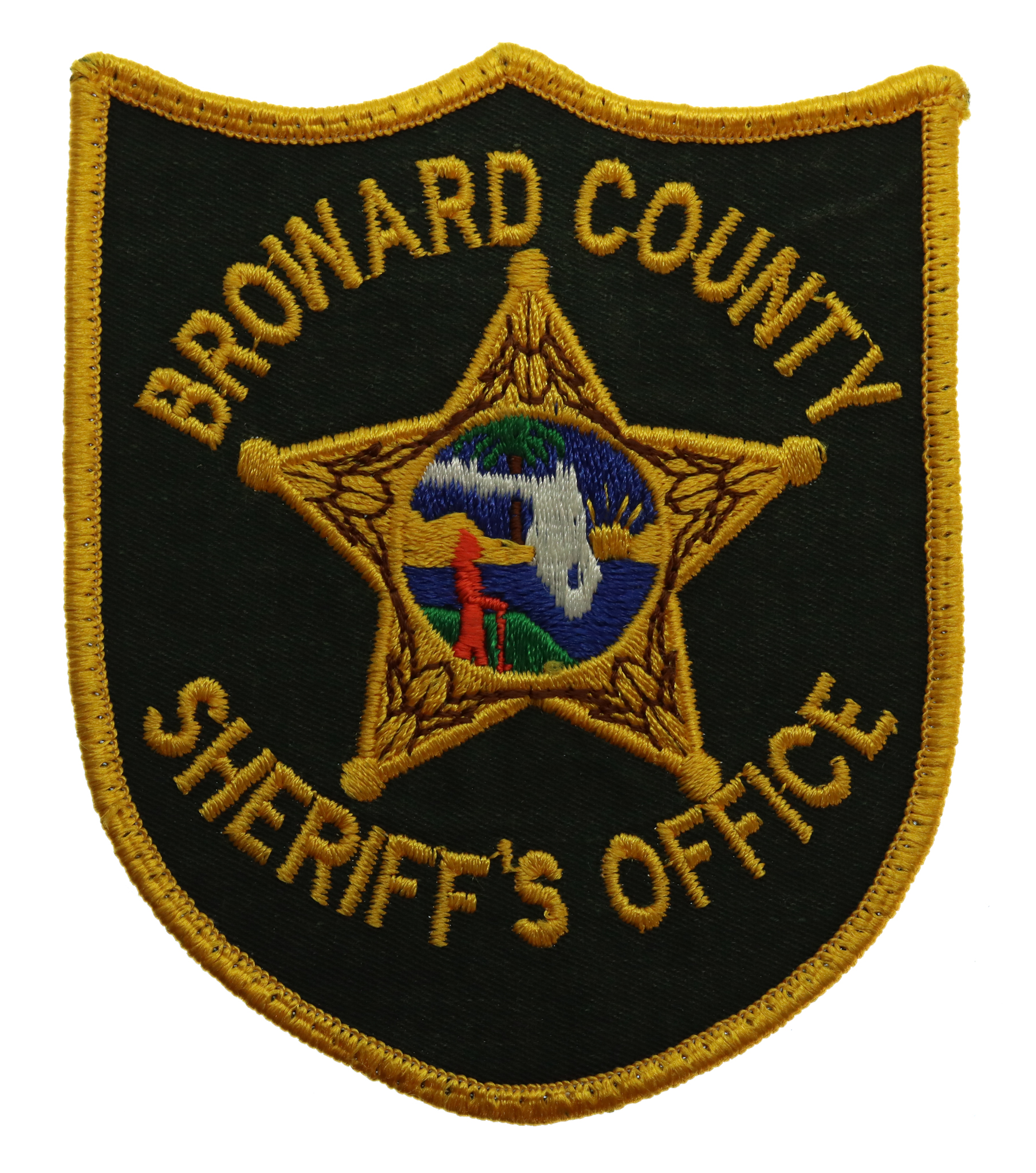 United States Broward County Sheriff's Office Cloth Patch Badge