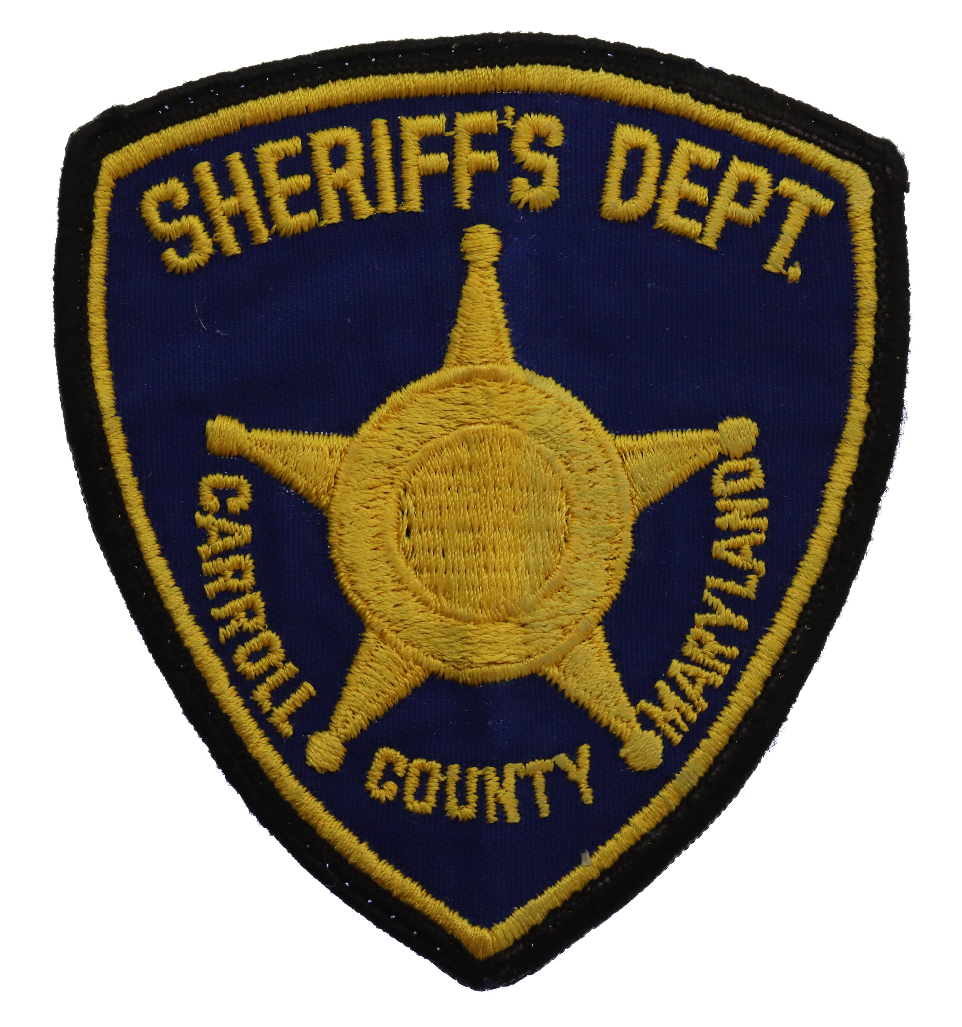 United States Sheriff's Dept. Carroll County Maryland Cloth Patch Badge