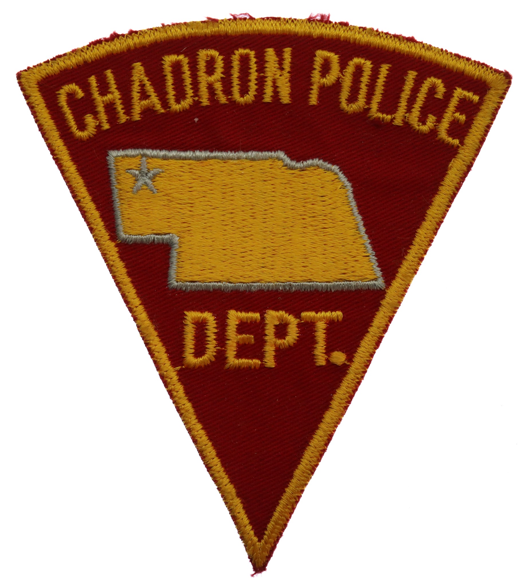 United States Chadron Dept. Cloth Patch Badge