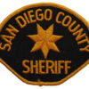United States San Diego County Sheriff Cloth Patch Badge