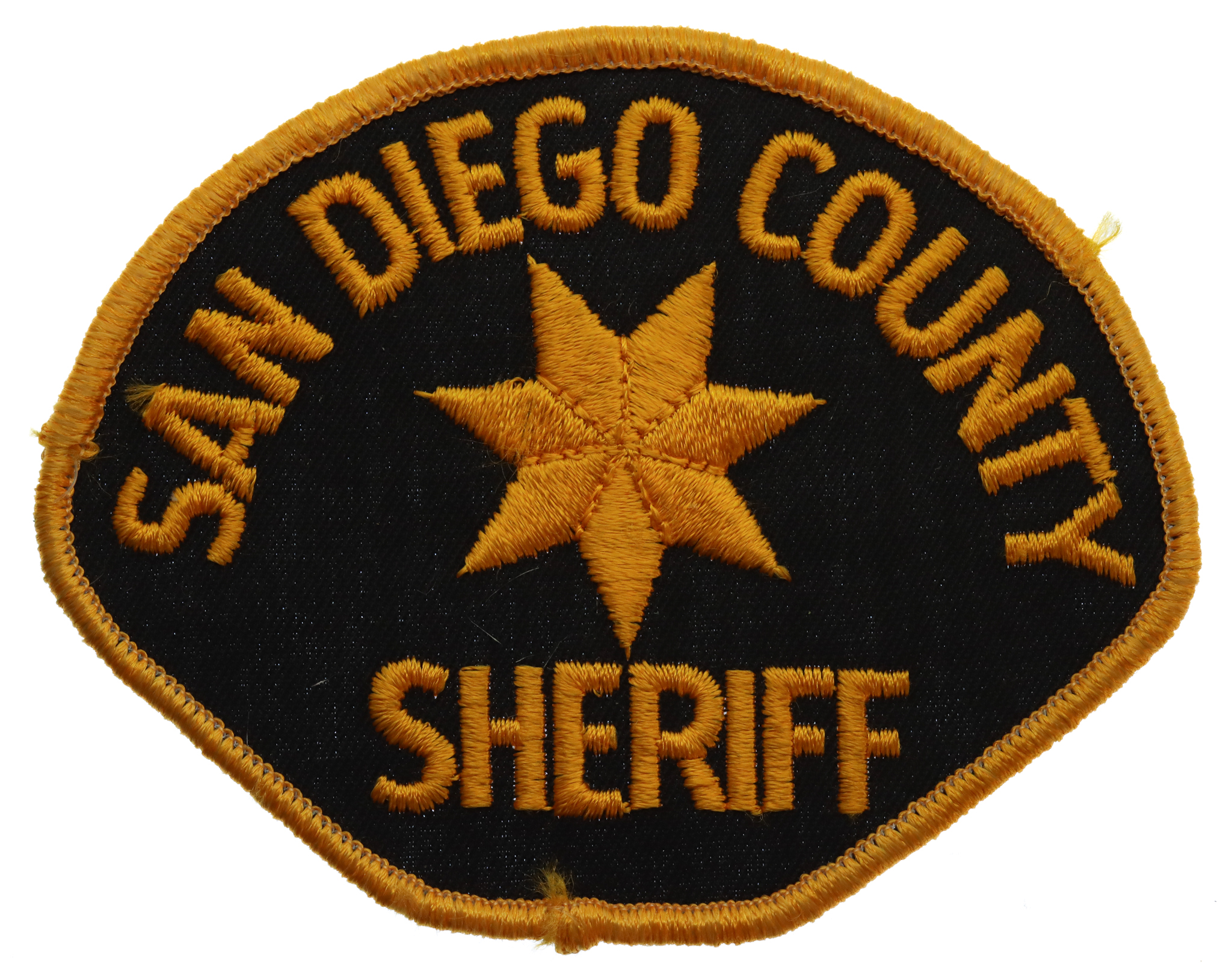 United States San Diego County Sheriff Cloth Patch Badge
